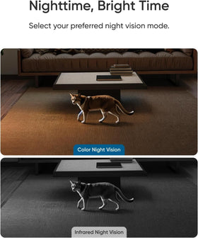 eufy Security E30 color night vision scene showing improved nighttime detail