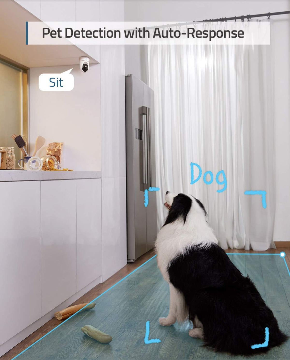 eufy Security beside smartphone showing app control and easy setup benefit