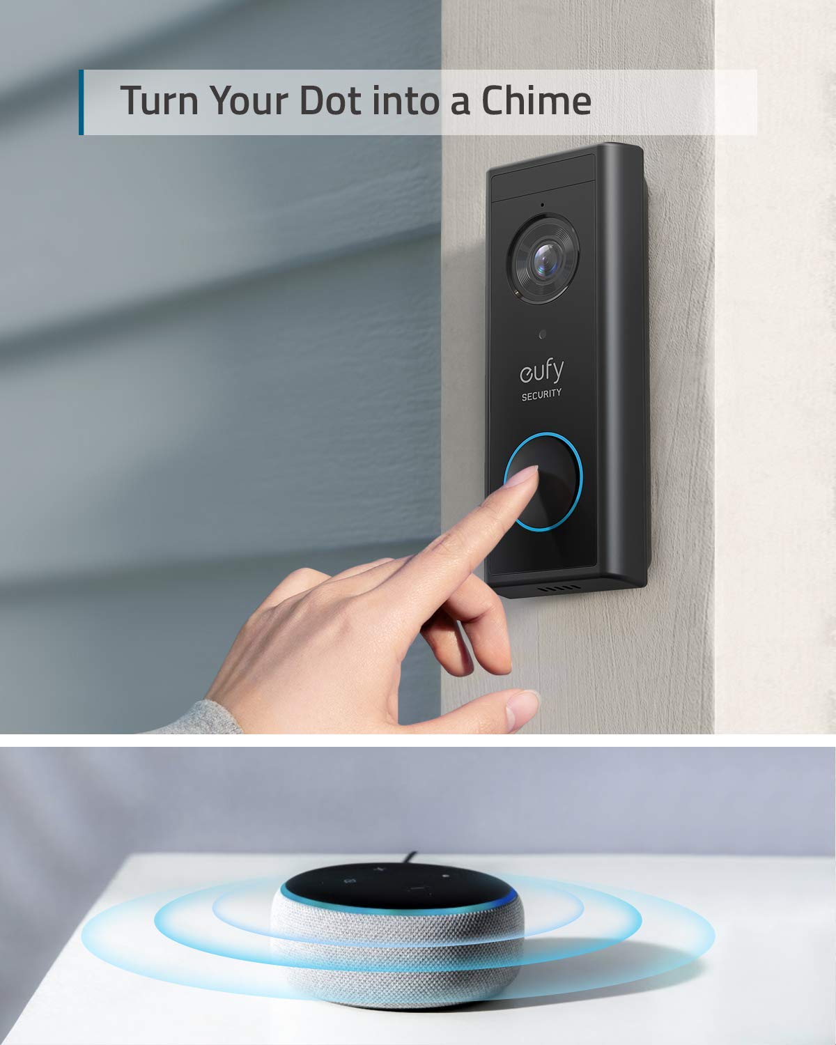 Eufy Security 2K doorbell image showing human detection feature