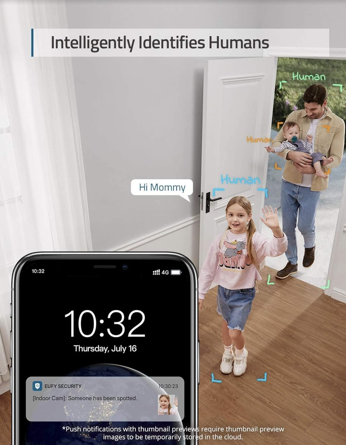 eufy Security 2K indoor cam renews without base, ready to install.