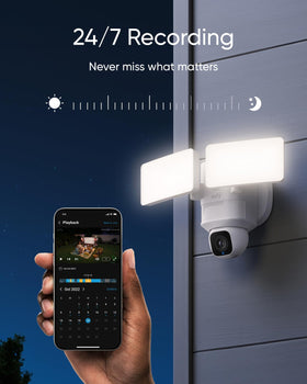 Eufy Security E30 24/7 hardwired recording for uninterrupted footage