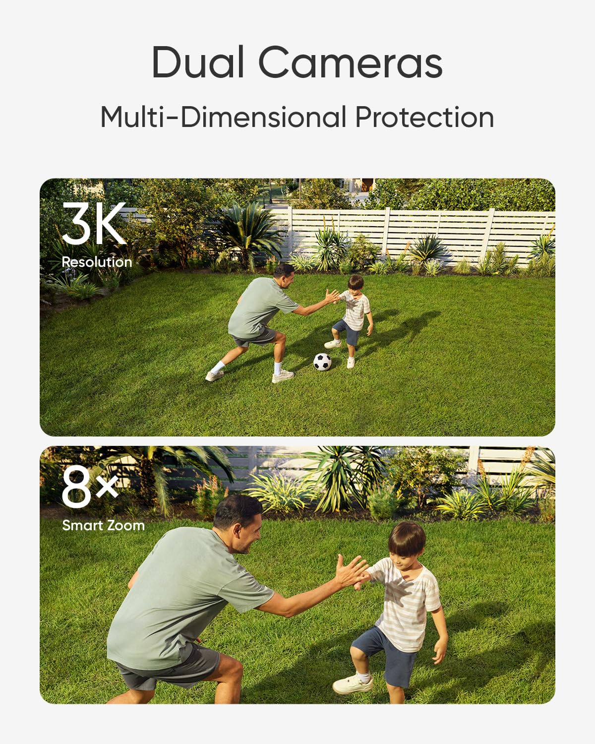 eufy Security Floodlight Camera E340 AI detects people and tracks movement