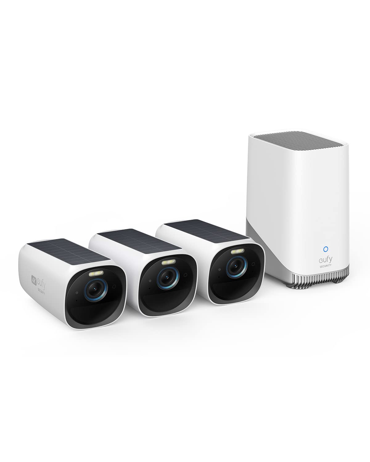 eufyCam 3 Kit outdoor setup with crisp 4K video for porch surveillance