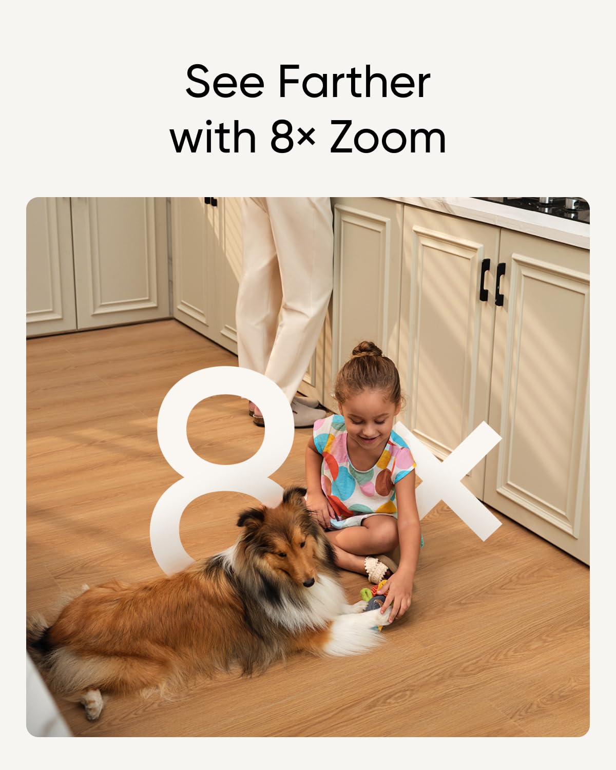 eufy Security Indoor Cam S350 360° PTZ covers every corner for complete room awareness.