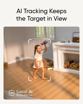 eufy Security Indoor Cam S350 night vision reveals faces up to 32 ft away.