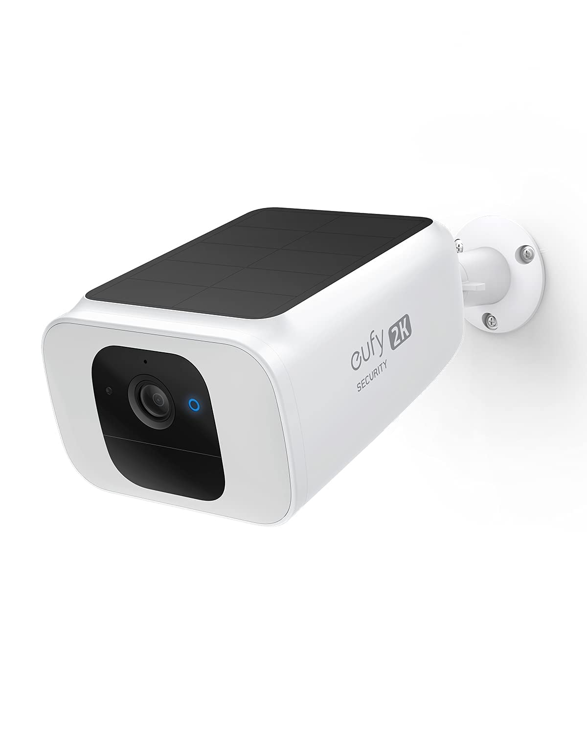 Eufy SoloCam S40 outdoors in sunlight showing solar-powered continuous power for security