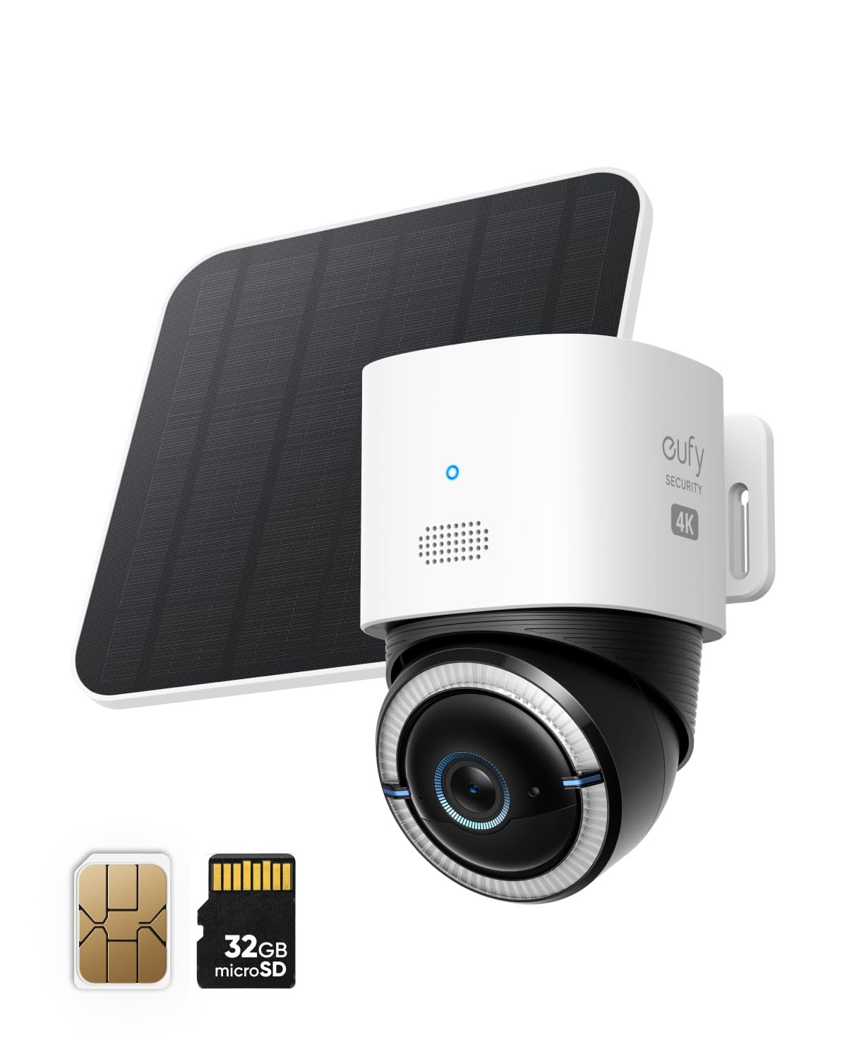 eufy Security S330 front view showing 4K clarity for outdoor surveillance