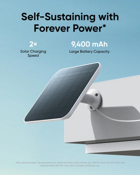 eufy Security S330 solar panel setup enabling off-grid operation