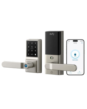 eufy Security Smart Lock C33 with handle grip for quick, keyless access at your front door.