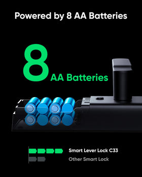 eufy C33 with integrated wifi for remote door control via app.