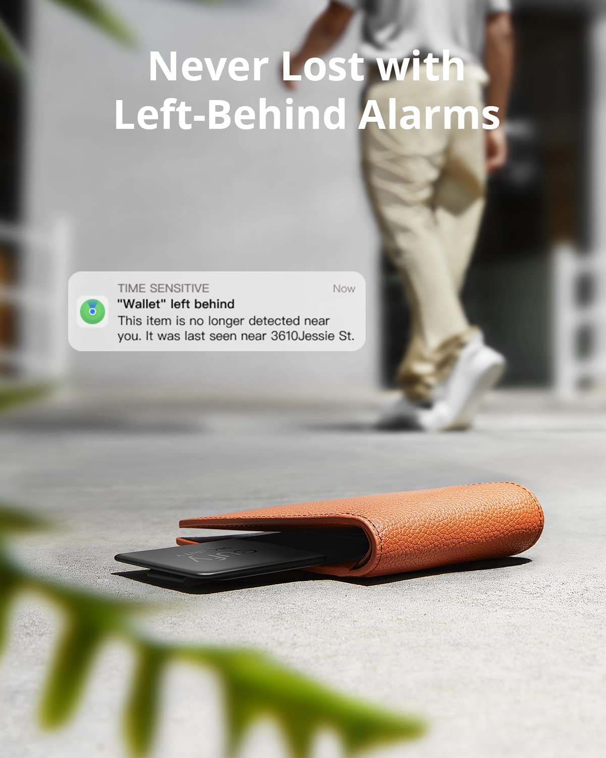 Battery life up to three years without replacement