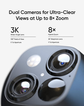 eufy Security SoloCam S340 solar-powered camera with removable panel for continuous outdoor monitoring.