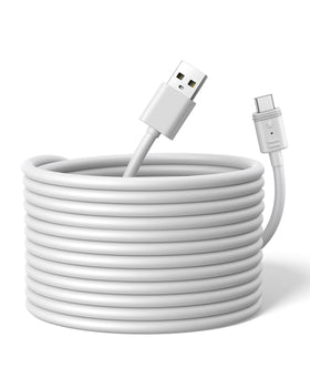 eufy Security USB-C power cable extends outdoor camera power for 24/7 recording.