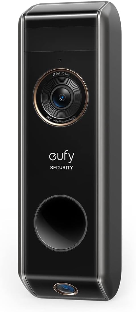 eufy Security Video Doorbell S330 front view captures clear 2K footage for doorstep monitoring
