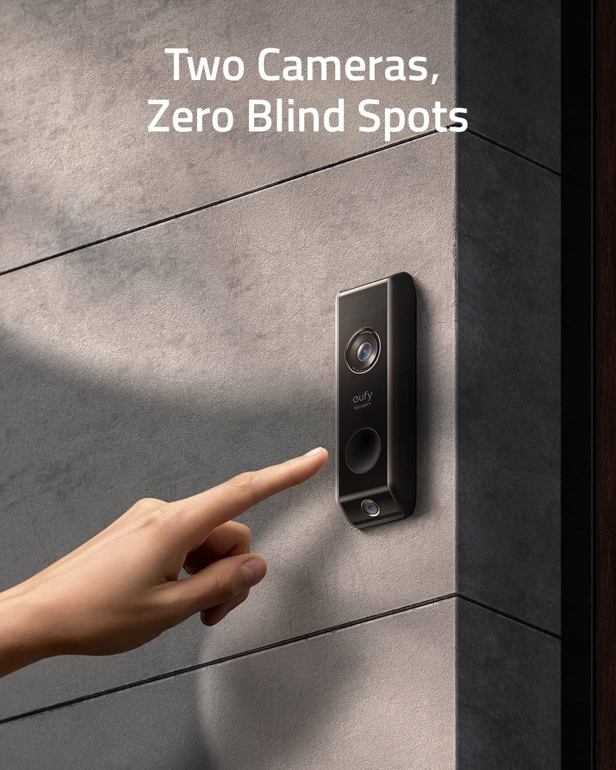 eufy Security Video Doorbell S330 night vision delivers usable footage in low light