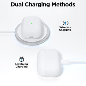 Euiyi AirPod Pro case uses gold-plated pogo pin for reliable charging.