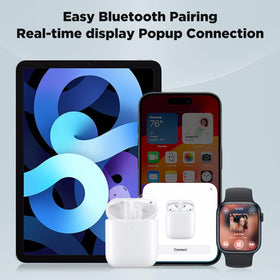 Euiyi AirPods Gen 1 2 case with integrated charging features
