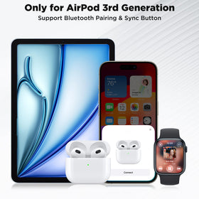 Euiyi AirPods 3 case brand close-up showing clean, minimal styling