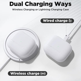 Euiyi AirPods 3 case side with dual charging options Lightning and wireless