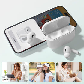Euiyi case in a travel pocket lifestyle shot showing convenience on the go