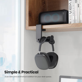 EURPMASK detachable controller holder keeps game controllers within easy reach.