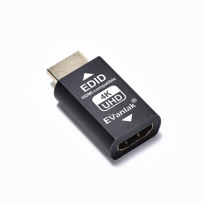 EVanlak connected to a Mac via Thunderbolt to HDMI demonstrating stable display handshake