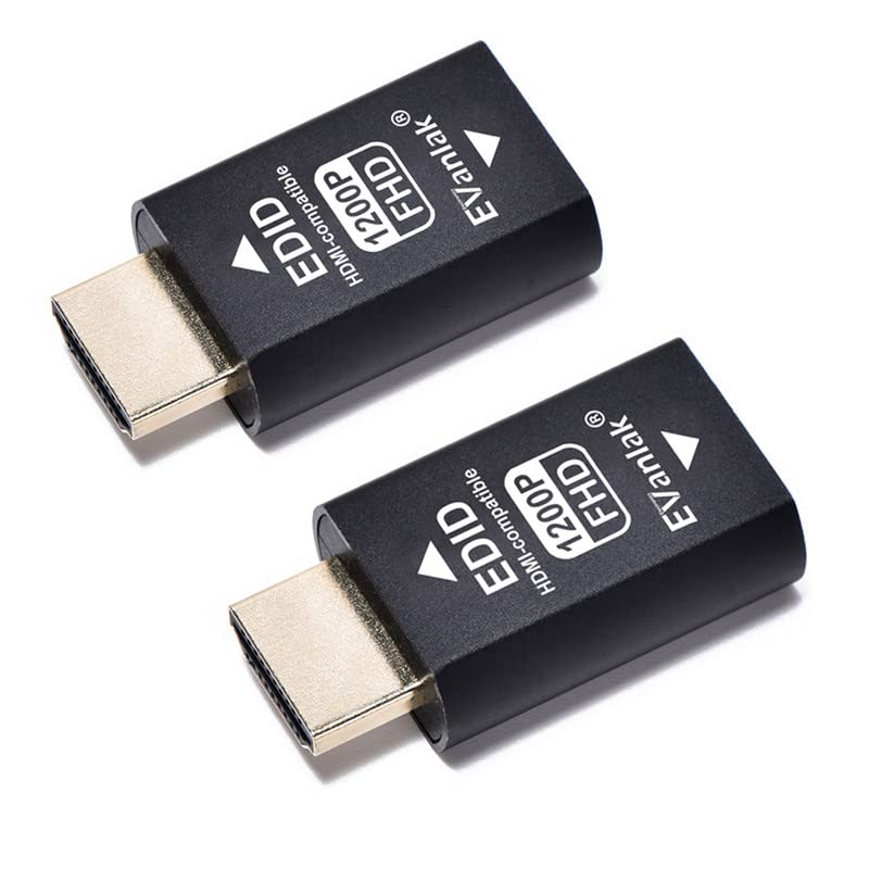 EVanlak dongle front view showing compact inline design and reliable passthrough