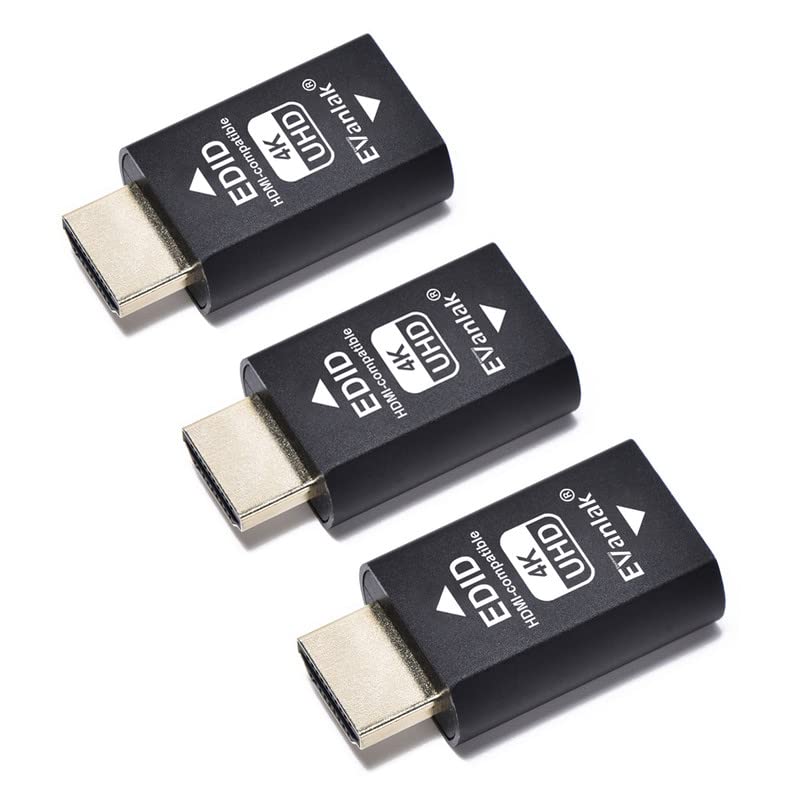 EVanlak front view of three adapters showing compact design and reliable passthrough