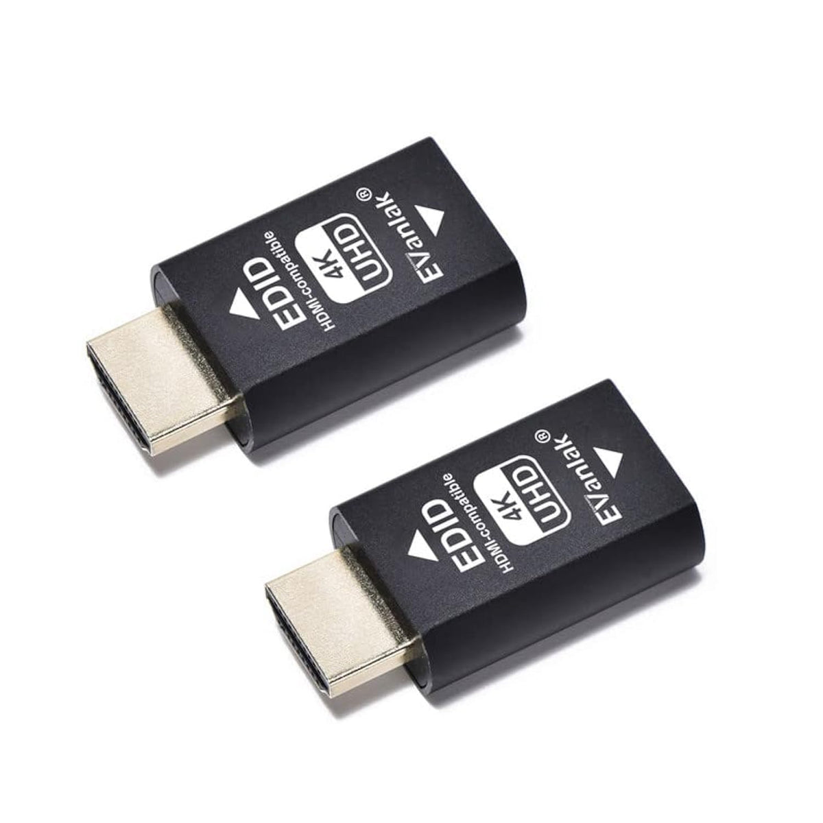 EVanlak HDMI EDID emulator setup showing clean handshake across devices