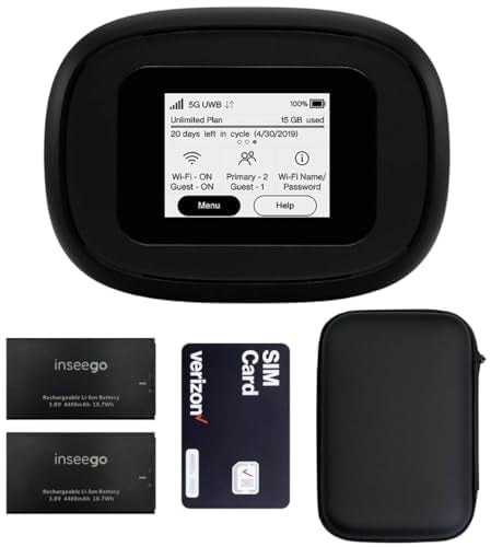 EVDO-LINK MiFi M1000 front view, compact travel hotspot ready for devices.