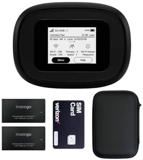 EVDO-LINK MiFi M1000 front view, compact travel hotspot ready for devices.