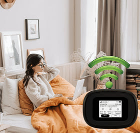 EVDO-LINK MiFi M1000 packaging and accessories included.
