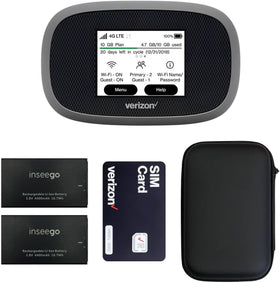 EVDO-LINK Verizon MiFi 8800L front view with touchscreen for quick status checks.