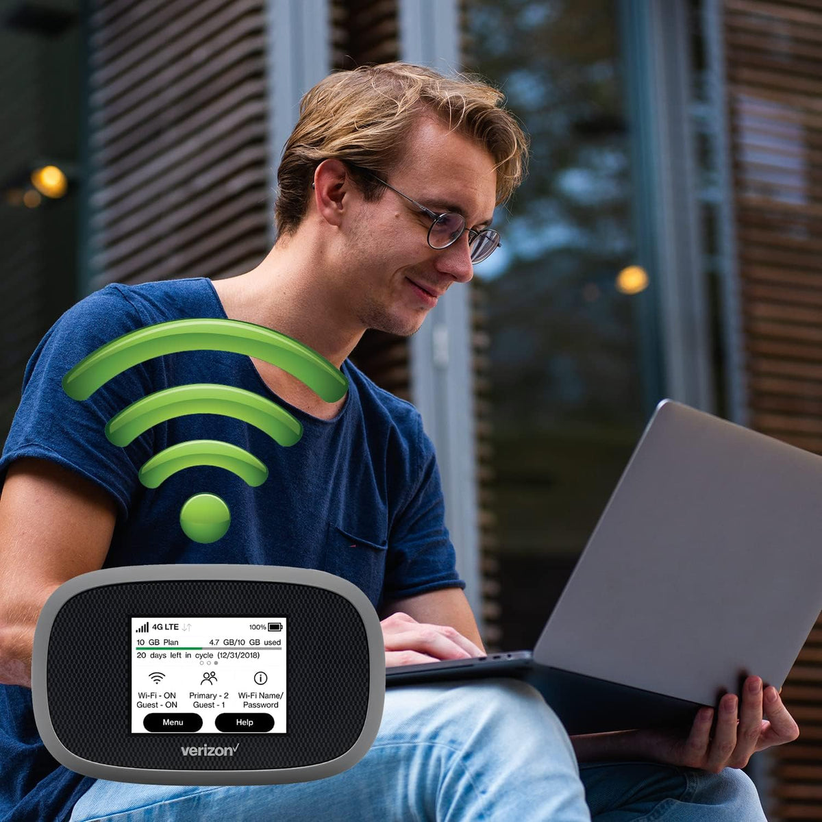 EVDO-LINK Verizon MiFi 8800L built-in VPN for secure on‑the‑go browsing.