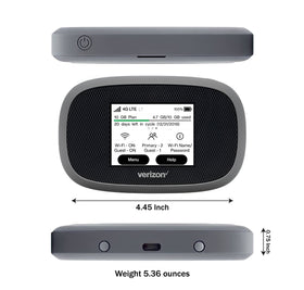 EVDO-LINK MiFi 8800L touchscreen interface for quick status checks