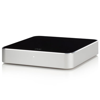 Eve Play front view showing AirPlay interface for upgrading speakers.
