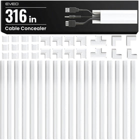 EVEO front packaging showing full 306-inch kit and components for quick setup