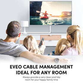 EVEO mounted by baseboard to show scale and low-visibility installation benefit