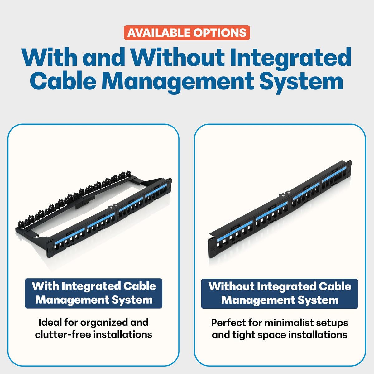 Everest writing tags with bold numbers aids fast cable identification.