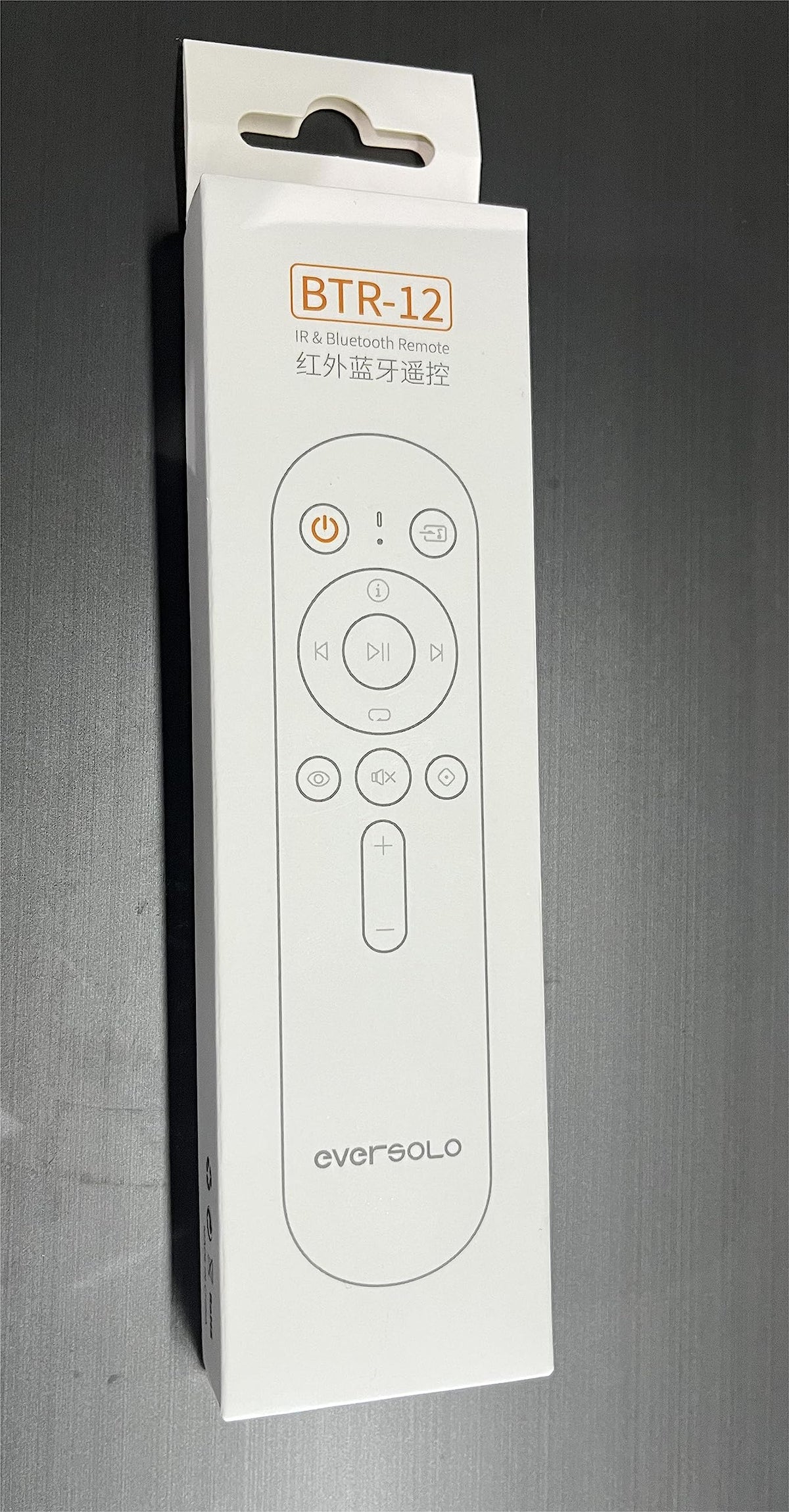 Eversolo BTR-12 used with DMP-A6 player demonstrating paired Bluetooth control