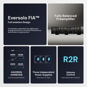Eversolo DAC-Z10 balanced preamplifier module delivering clean gain.