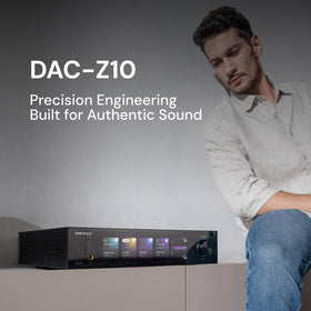 Eversolo DAC-Z10 front panel with clean interface for source selection.