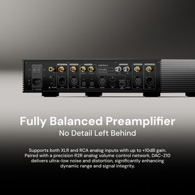 Eversolo DAC-Z10 R2R volume control preserves signal fidelity.