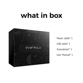 EVERSOLO DMP-A6 Master Gen 2 Black supports DSD512 and PCM up to 768kHz/32-bit for detailed playback