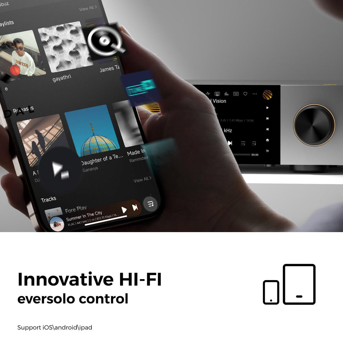 EVERSOLO DMP-A6 Master Gen 2 Black Trigger enables seamless automation with other devices