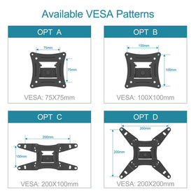 Everview full motion TV mount extended to 14.5 inches for flexible placement.
