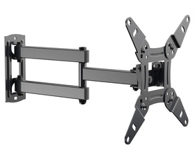 Everview full motion mount showing tilt and swivel for comfortable viewing angles.