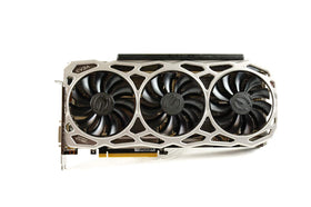EVGA GeForce GTX 1080 Ti FTW3 Gaming front view with RGB glow for immersive build aesthetics