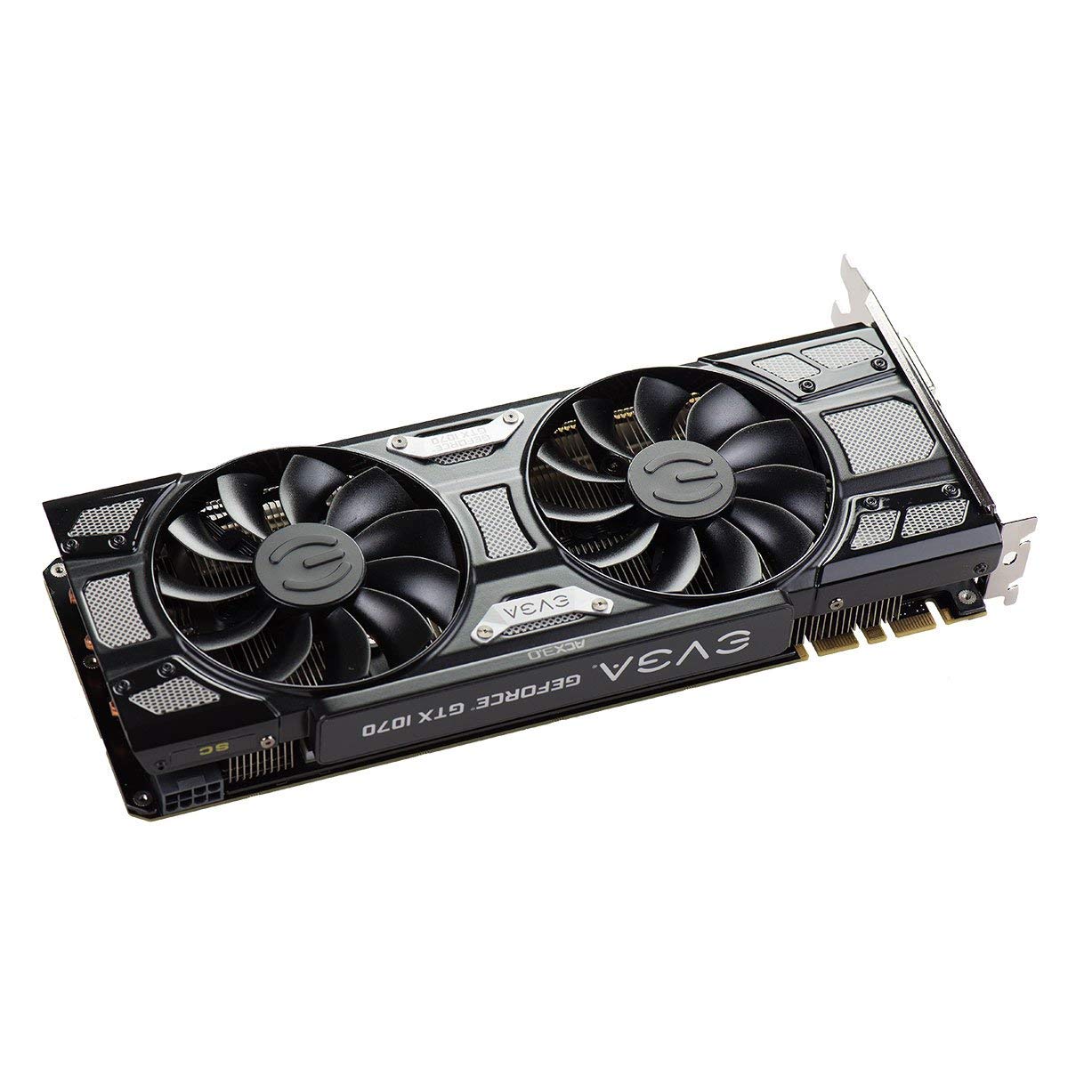EVGA GTX 1070 SC Gaming ACX 8GB memory area enables high-speed graphics.