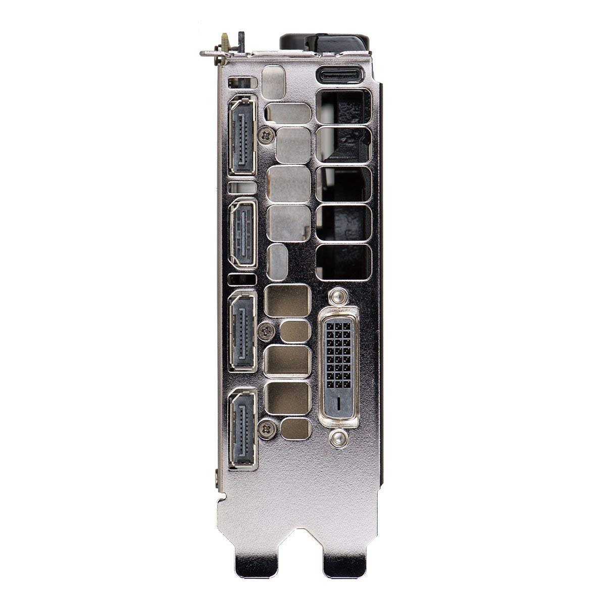 EVGA GTX 1070 SC Gaming ACX 8-pin dongle photo emphasizes power upgrade flexibility.